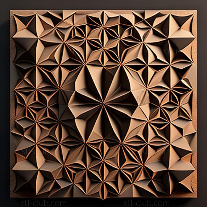 3D model st geometric pattern (STL)